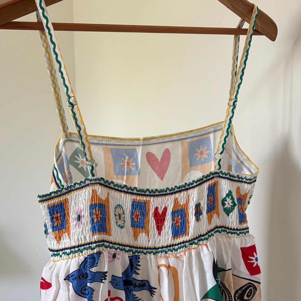 Colorful Maxi Dress with Abstract Print - Picture 4 of 4